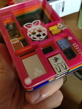 Raspberry Pi in a PiBow case