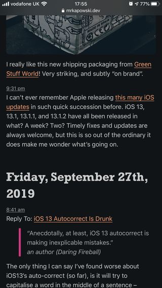 In progress theme in ’dark mode’