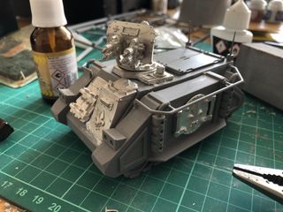 The fully assembled model